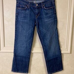 Kelly low waist cropped jeans